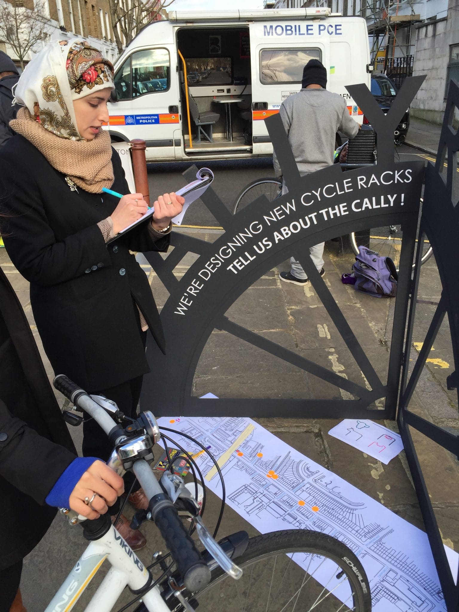 Workshop about bike rack design