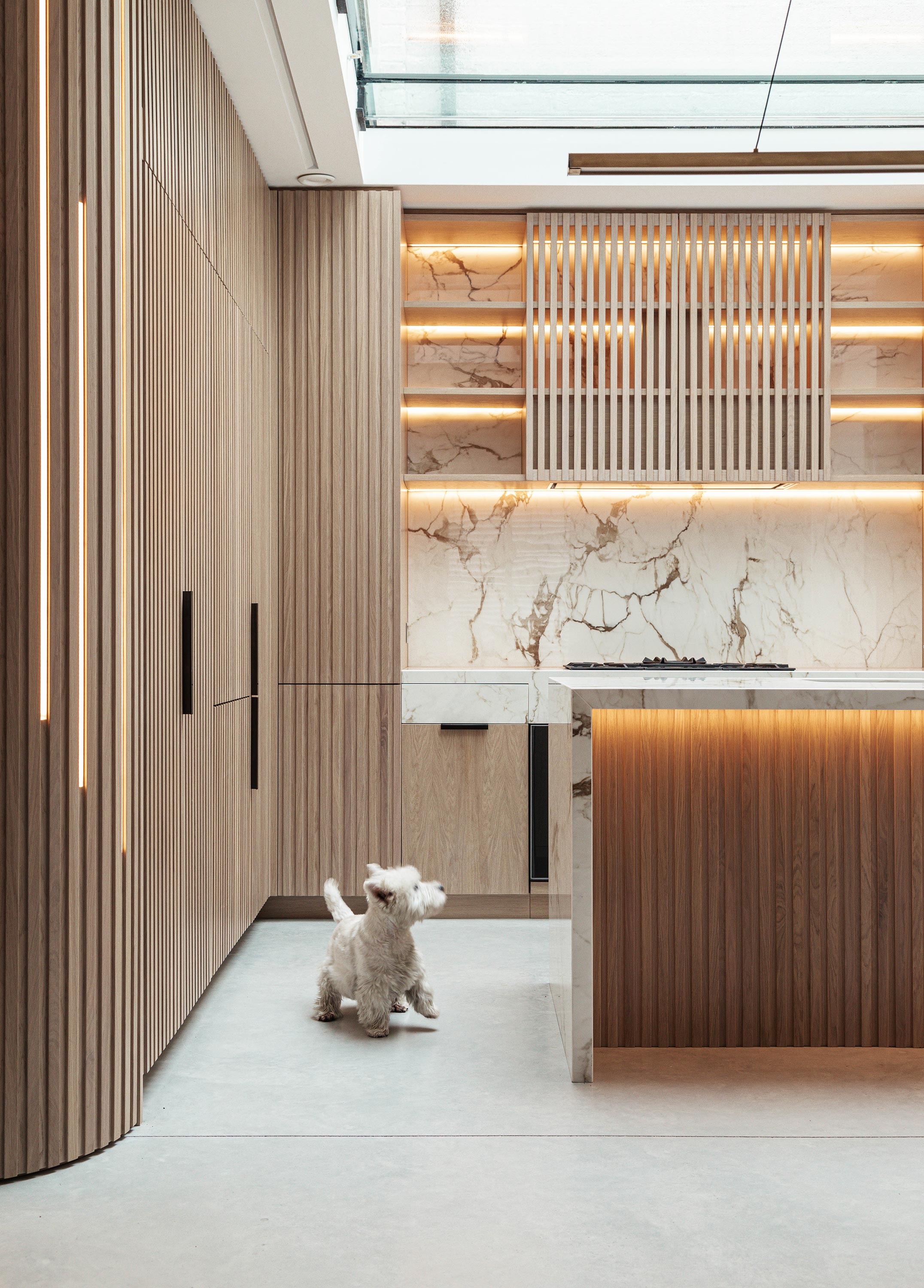 Portobello road luxury wood and stone kitchen