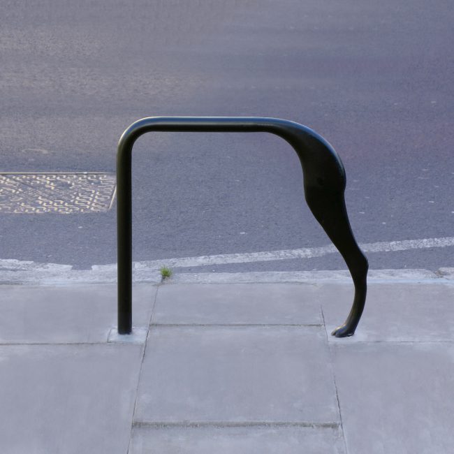 Public art bespoke cycle stand